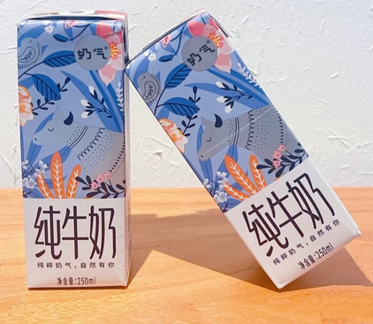 Case 1 redesigned milk packaging